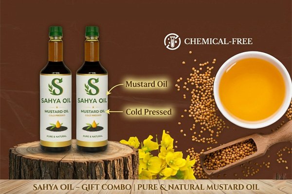 Wood Pressed Mustard Oil 1L JB Nagar